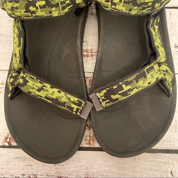 TEVA Hurricane Sport Aztec Sandals womens size 5 lime green rafting hiking - Picture 5 of 8